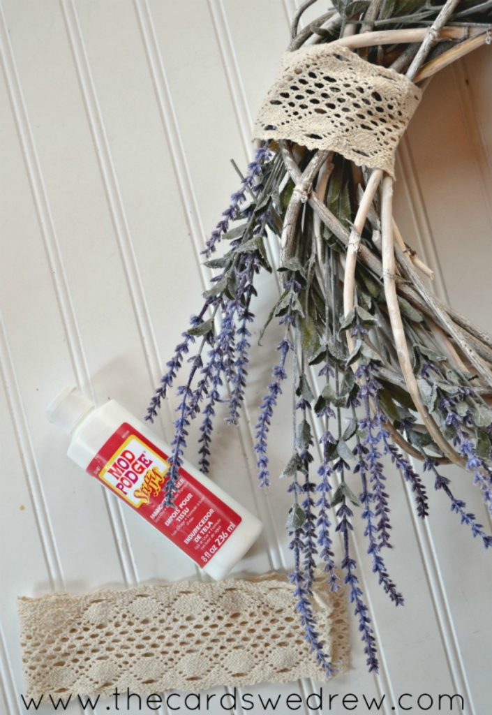 how to create a wreath bow