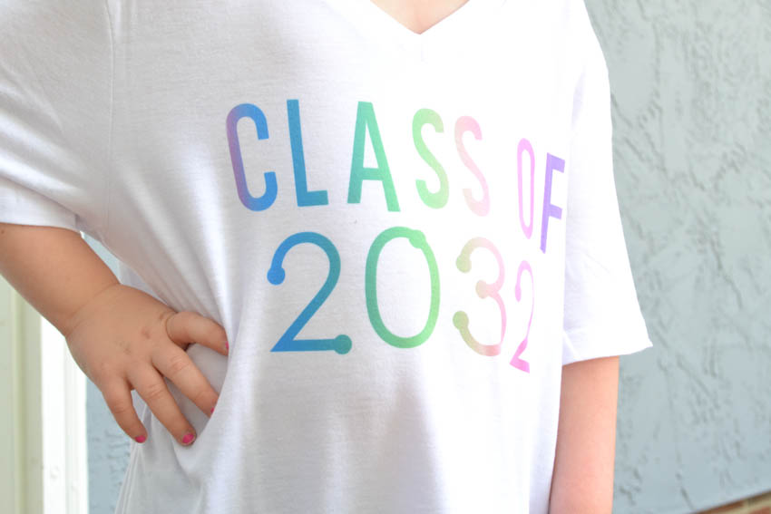 infusible ink back to school shirt