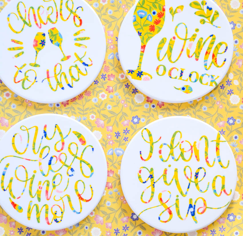 Cricut Infusible Ink Coaster Projects