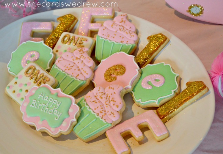 first birthday cookies