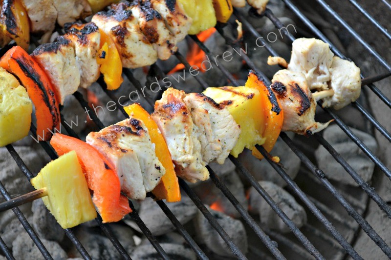 grilled chicken skewers