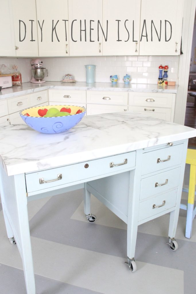 cute kitchen island project