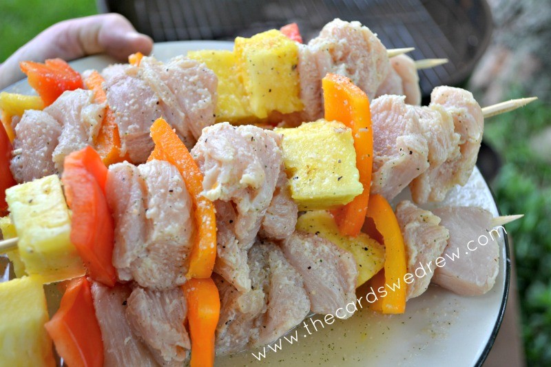 marinating chicken kabobs