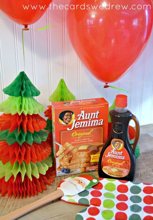 Pancake Christmas Party with Aunt Jemima