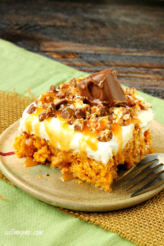 Skinny-Pumpkin-Snickers-Poke-Cake-with-Whipped-Cream-Frosting-wm