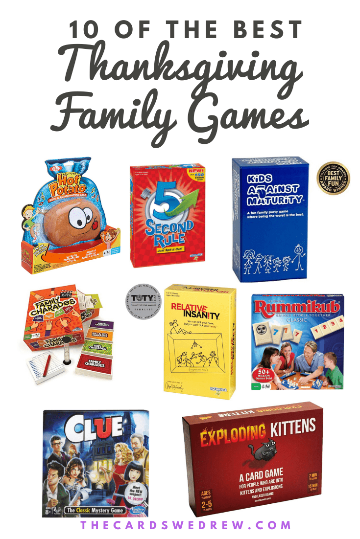 10 Best Thanksgiving Family Games