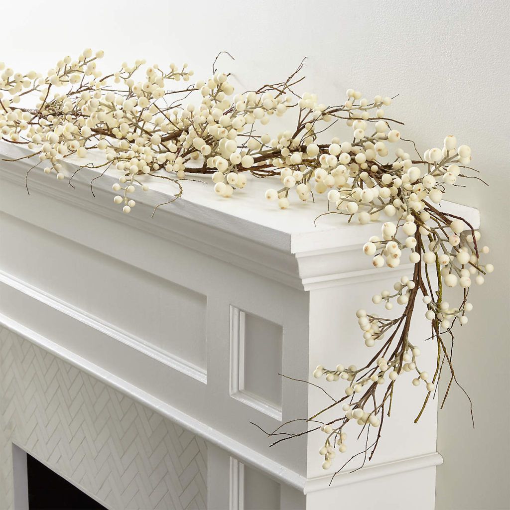 winter mantel ideas