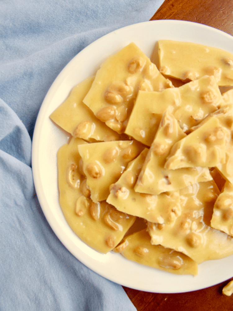 homemade peanut brittle