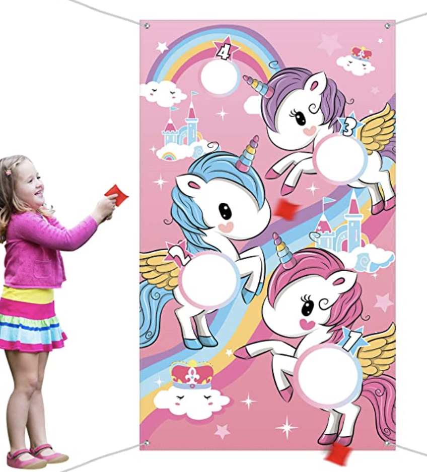 Unicorn party toss