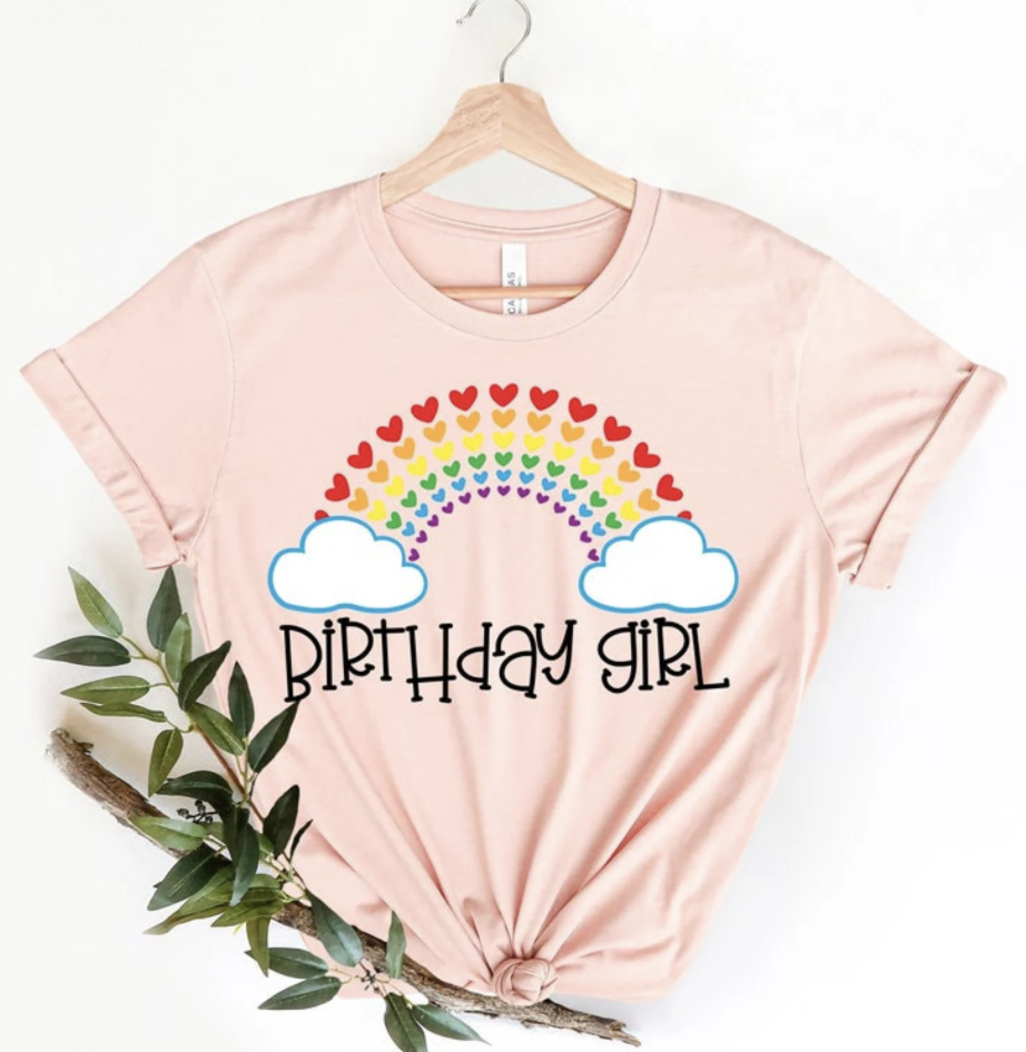 Unicorn birthday party shirt