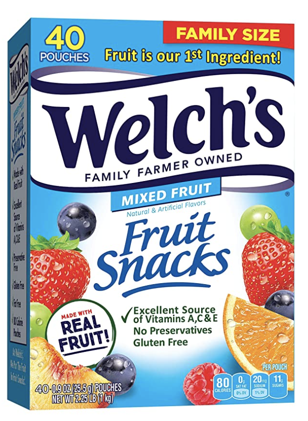 welch's fruit snacks