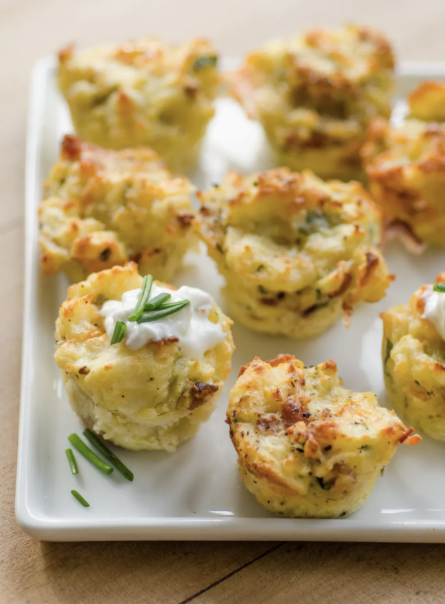 cheesy mashed potato puffs